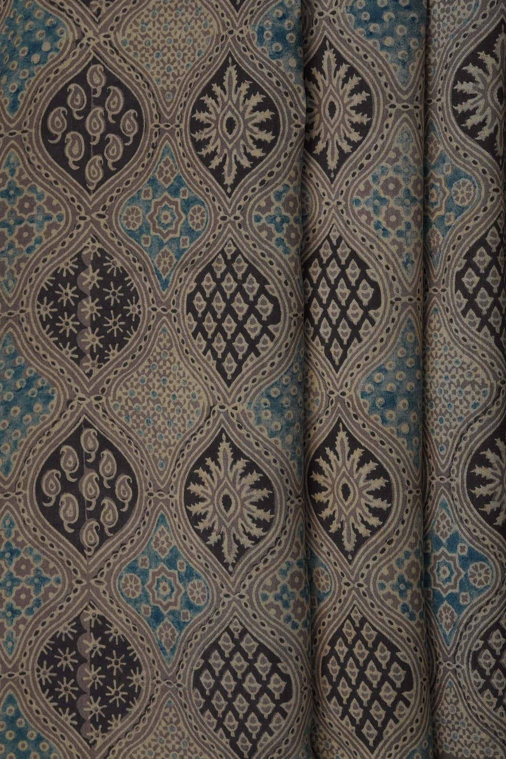 Image of Ajrakh Printed Saree