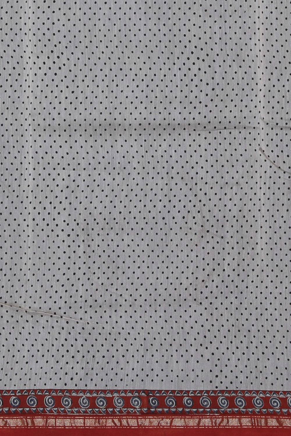Image of Bagru block printed Chanderi Saree