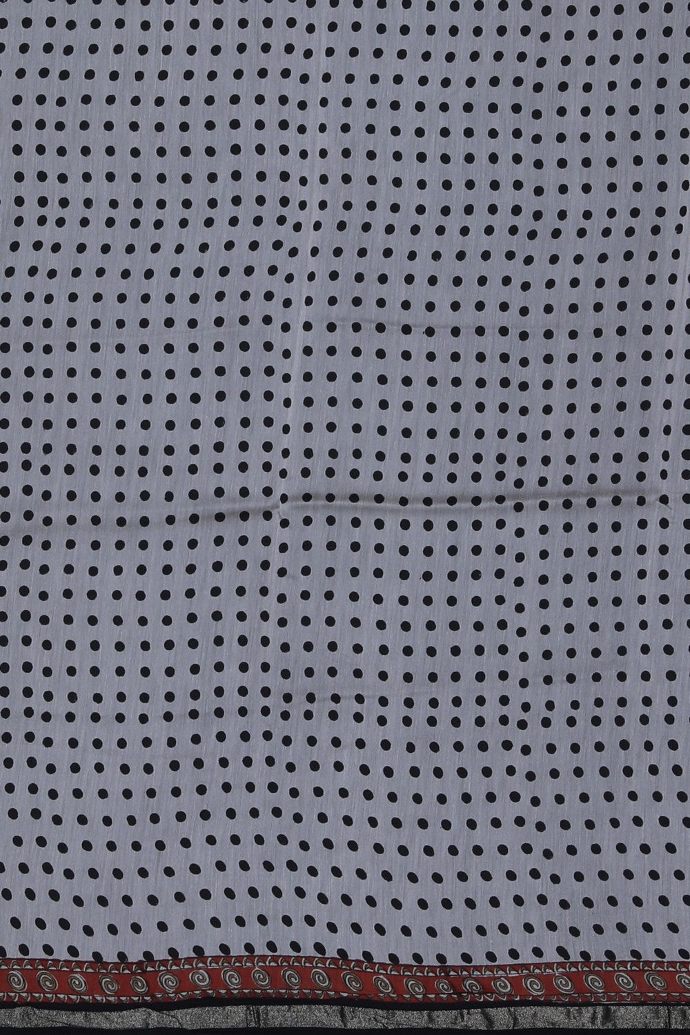 Image of Bagru block printed Chanderi Saree
