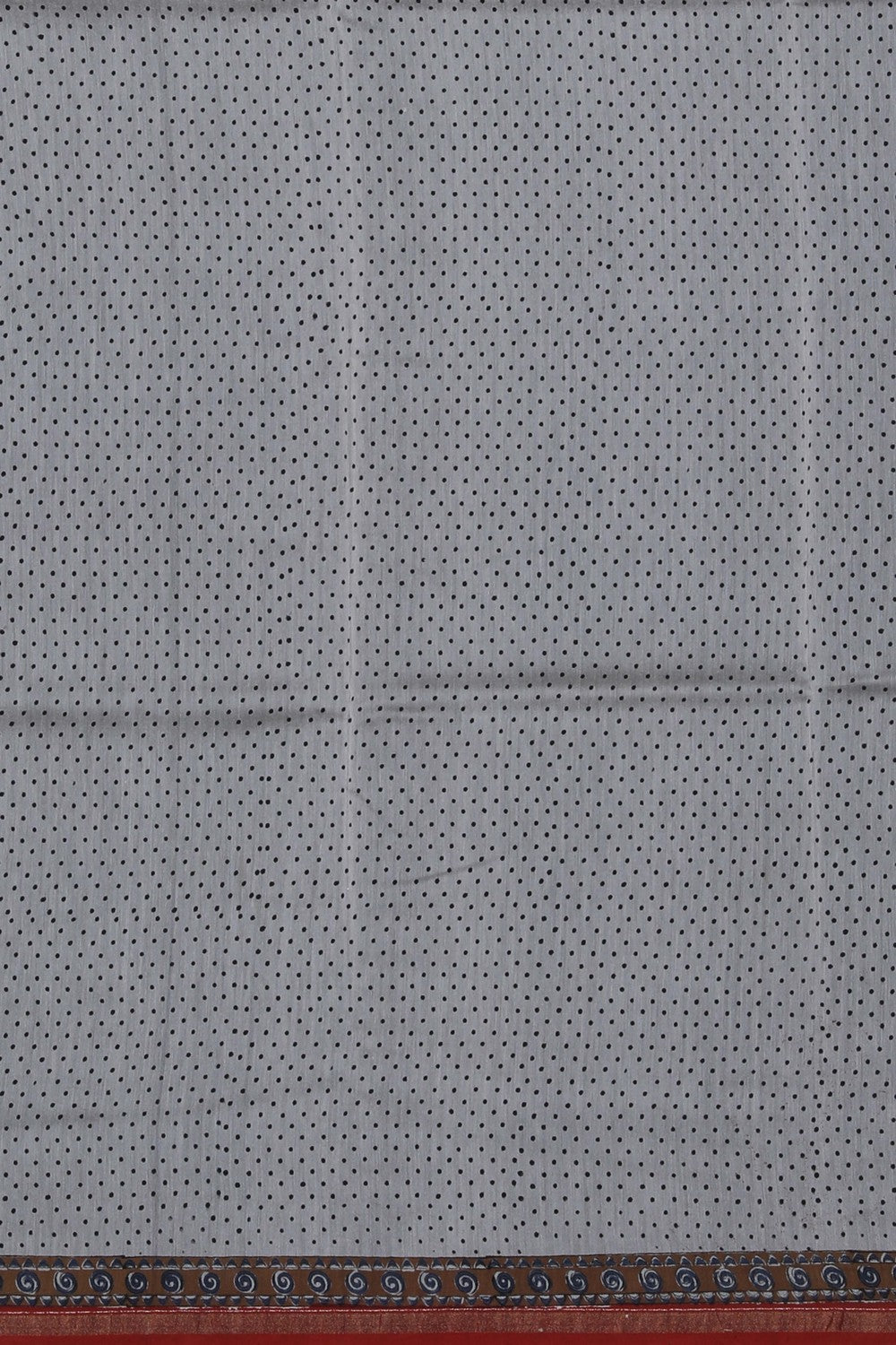 Image of Bagru block printed Chanderi Saree