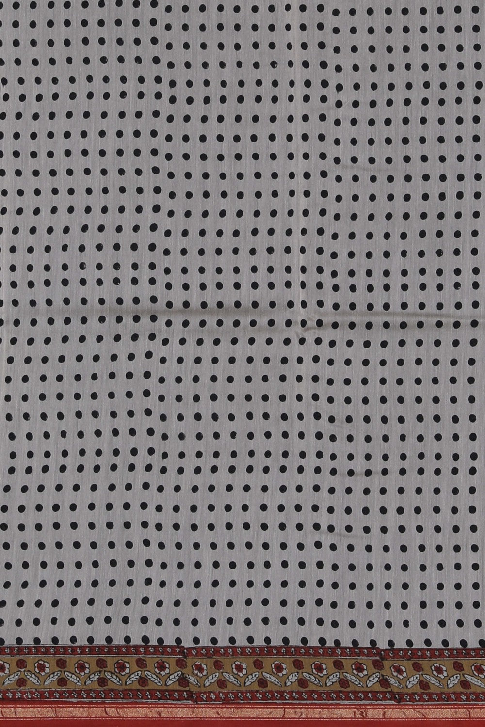 Image of Bagru block printed Chanderi Saree