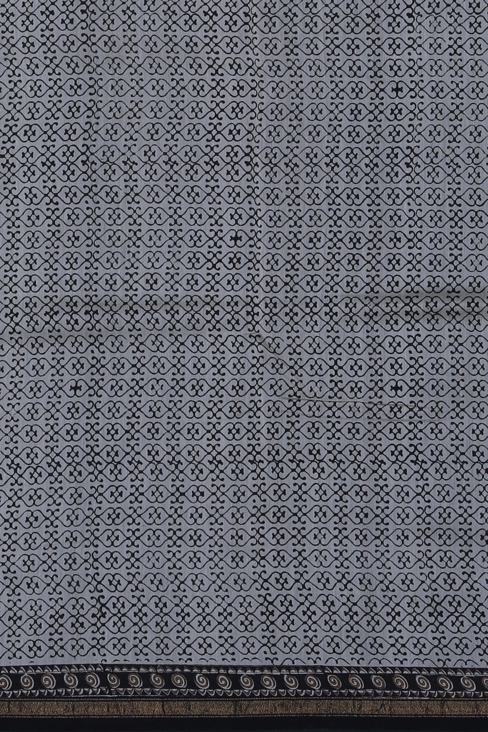 Image of Bagru block printed Chanderi Saree
