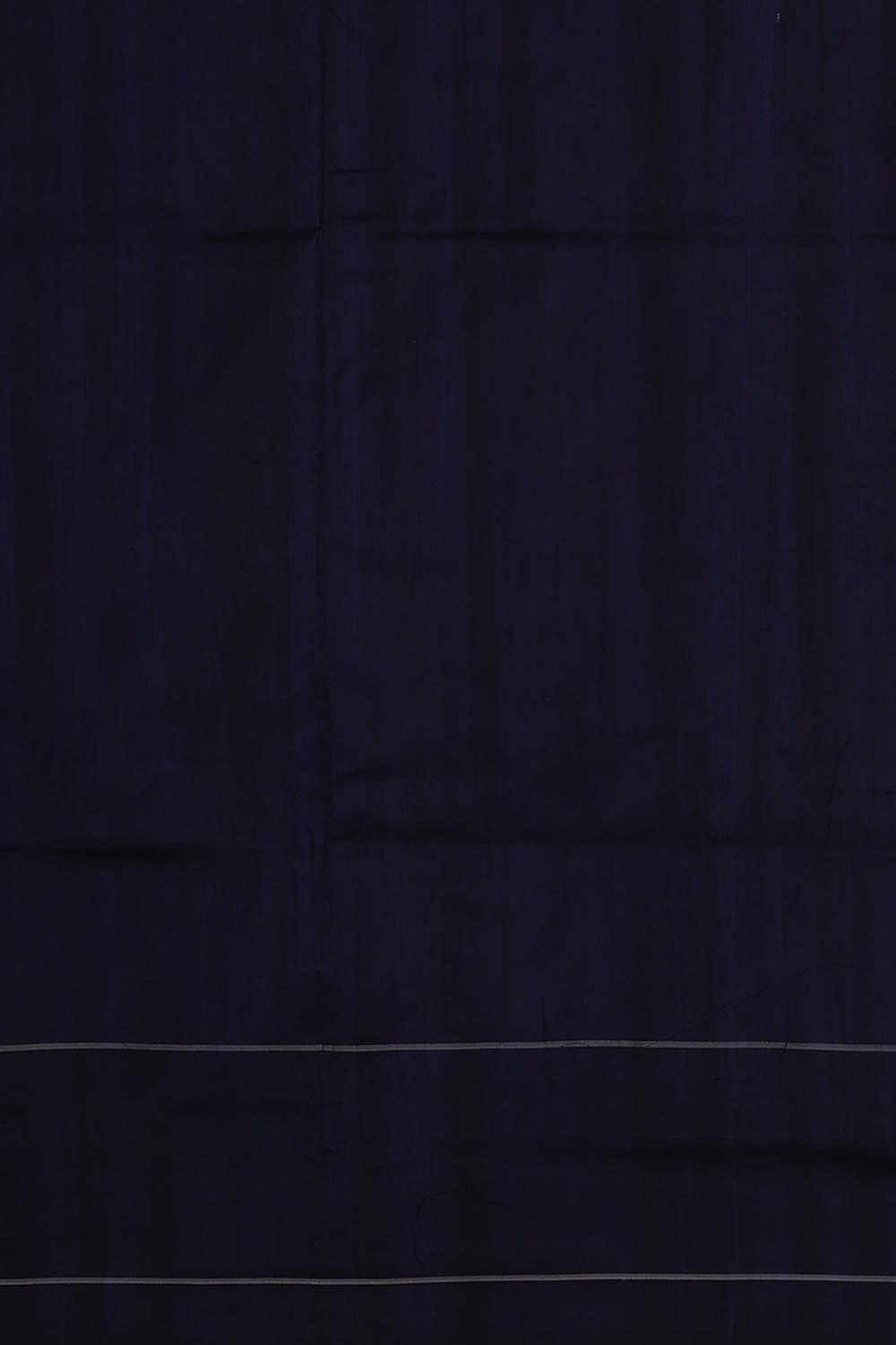 Image of Ikat Silk Magenta Saree