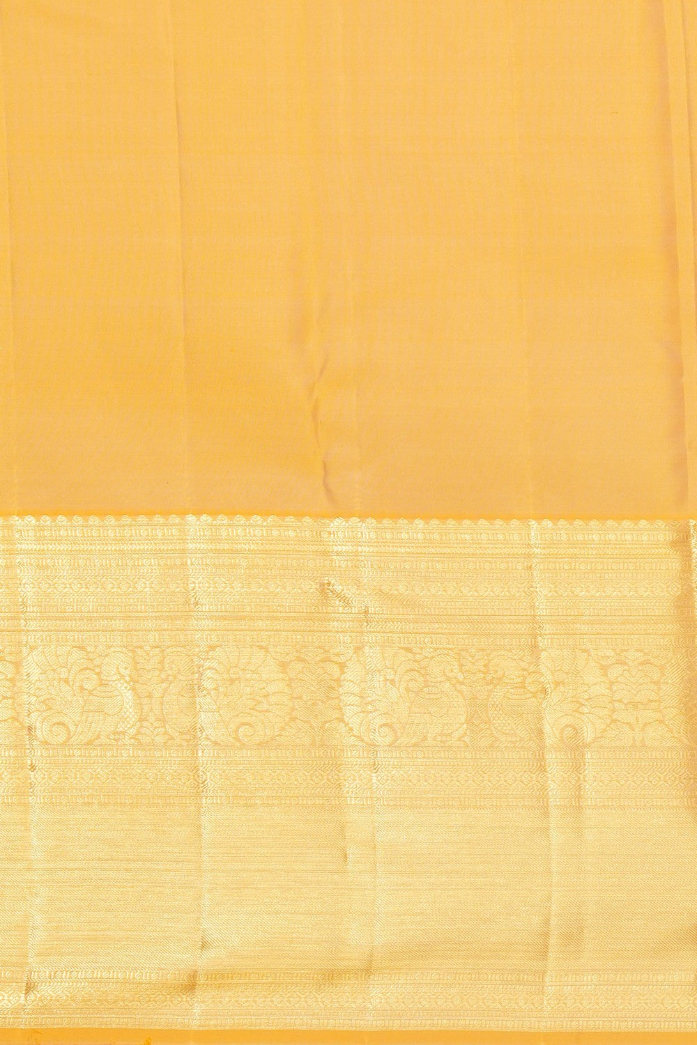 Kanchipattu Brocade Yellow Saree