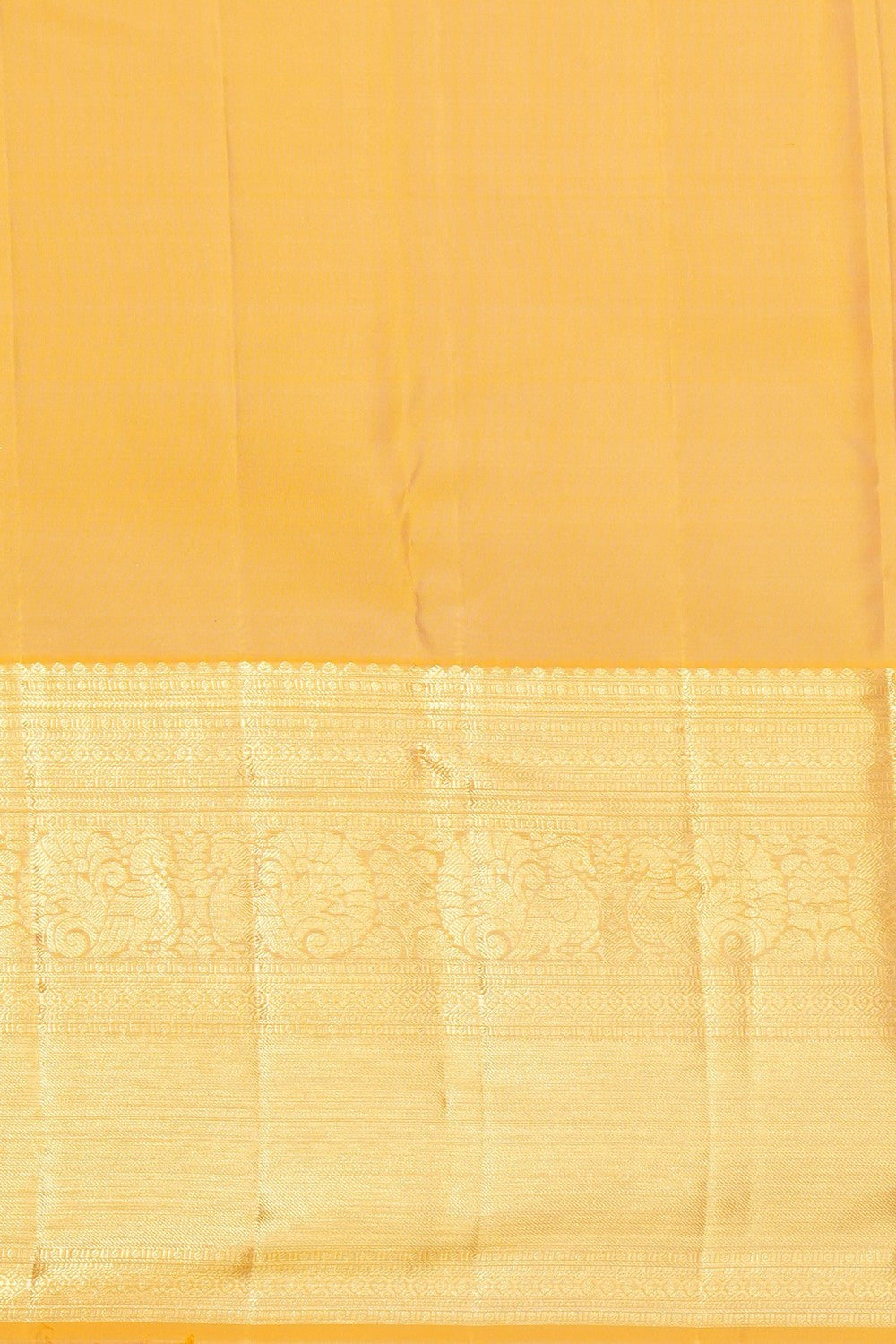 Image of Kanchipattu Brocade Yellow Saree