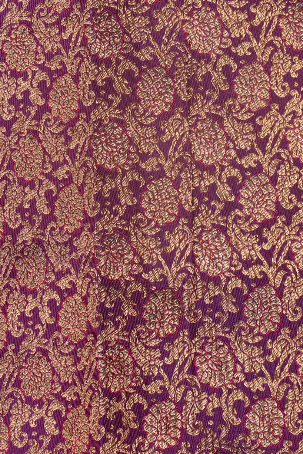 Kanchipattu Brocade Purple Saree