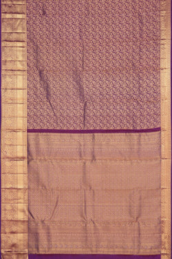 Image of Kanchipattu Brocade Purple Saree