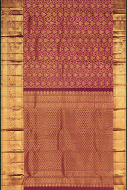 Image of Kanchipattu Brocade Magenta Pink Saree