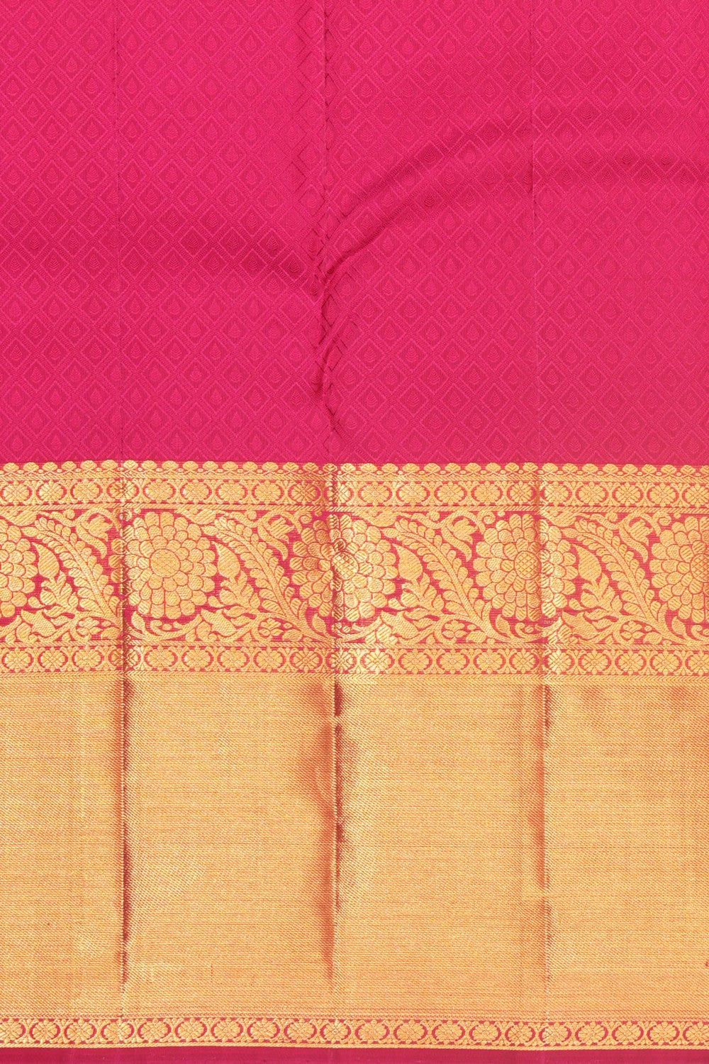 Image of Kanchipattu Brocade Pink Saree