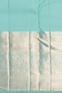 Image of Kanchipattu Brocade Blue Saree