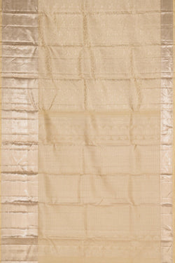 Image of Kanchipattu Brocade Cream Saree