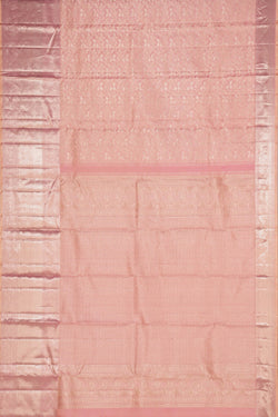 Image of Kanchipattu Brocade Pink Saree