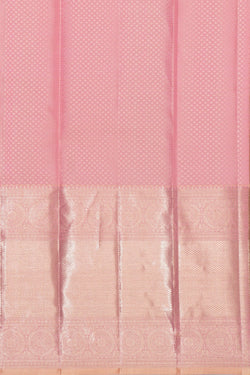 Image of Kanchipattu Brocade Pink Saree