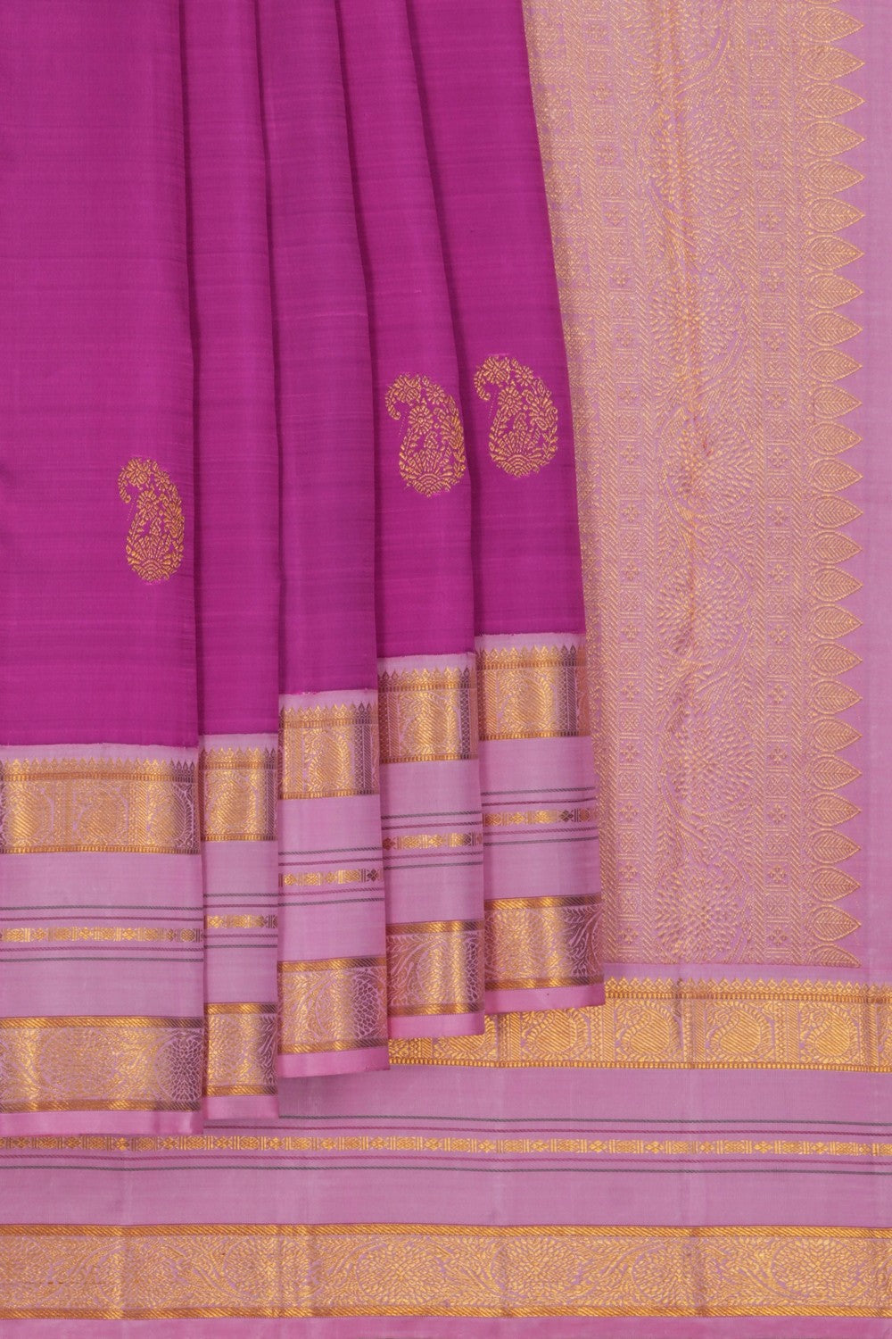 Image of Arani Silk Pink Saree