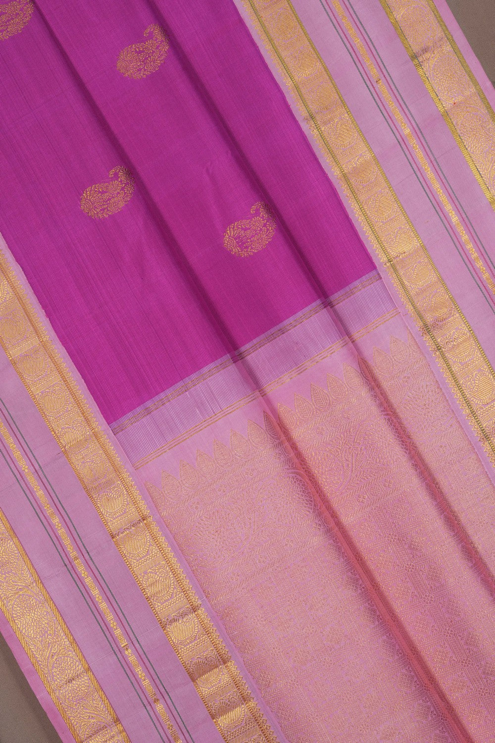 Image of Arani Silk Pink Saree