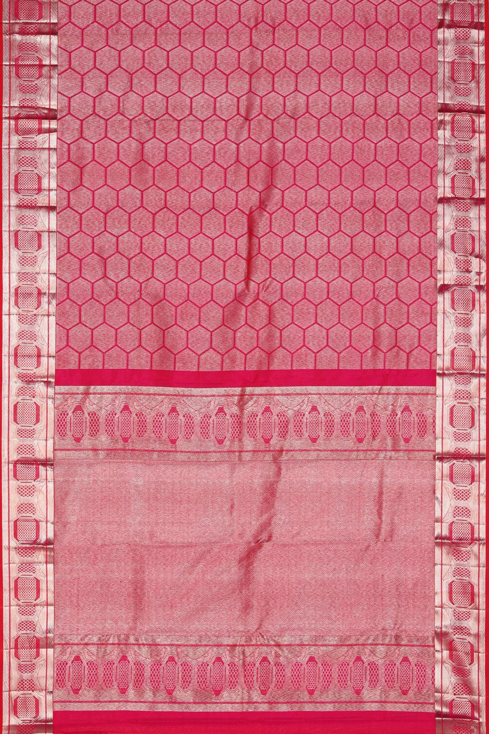 Kanchipattu Brocade Pink Saree