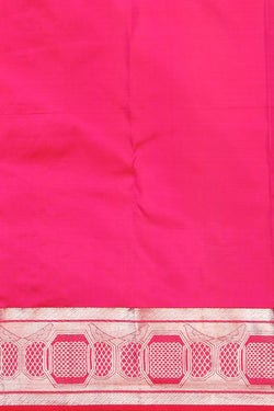 Image of Kanchipattu Brocade Pink Saree