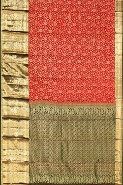 Image of Kanchipattu Brocade Red Saree