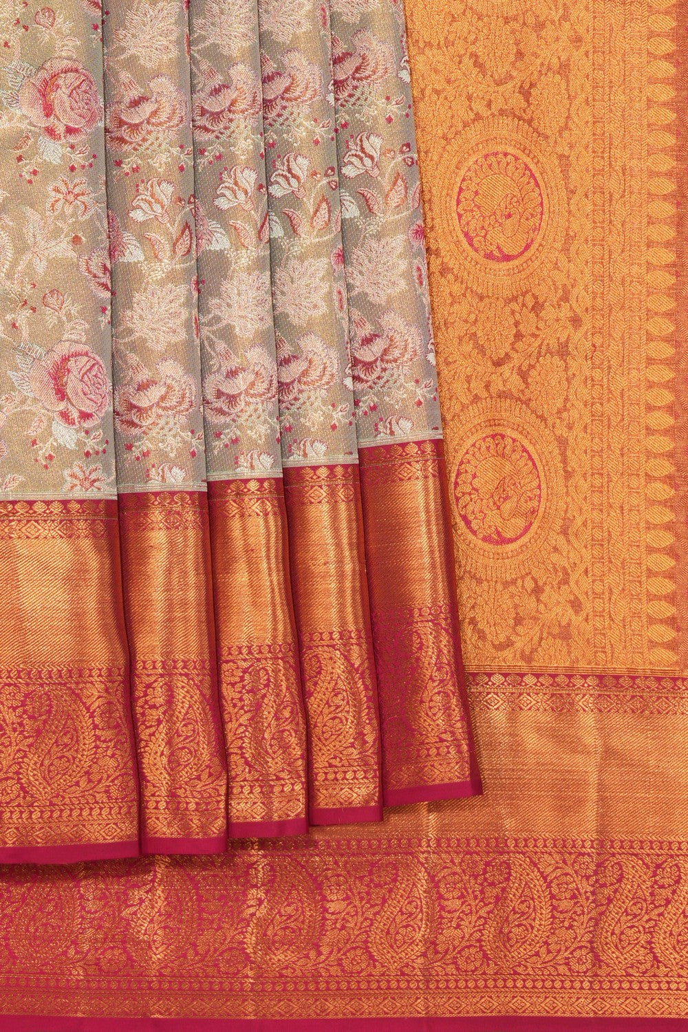 Kanchipattu Tissue Brocade Saree