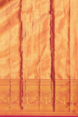 Image of Kanchipattu Tissue Brocade Gold Saree