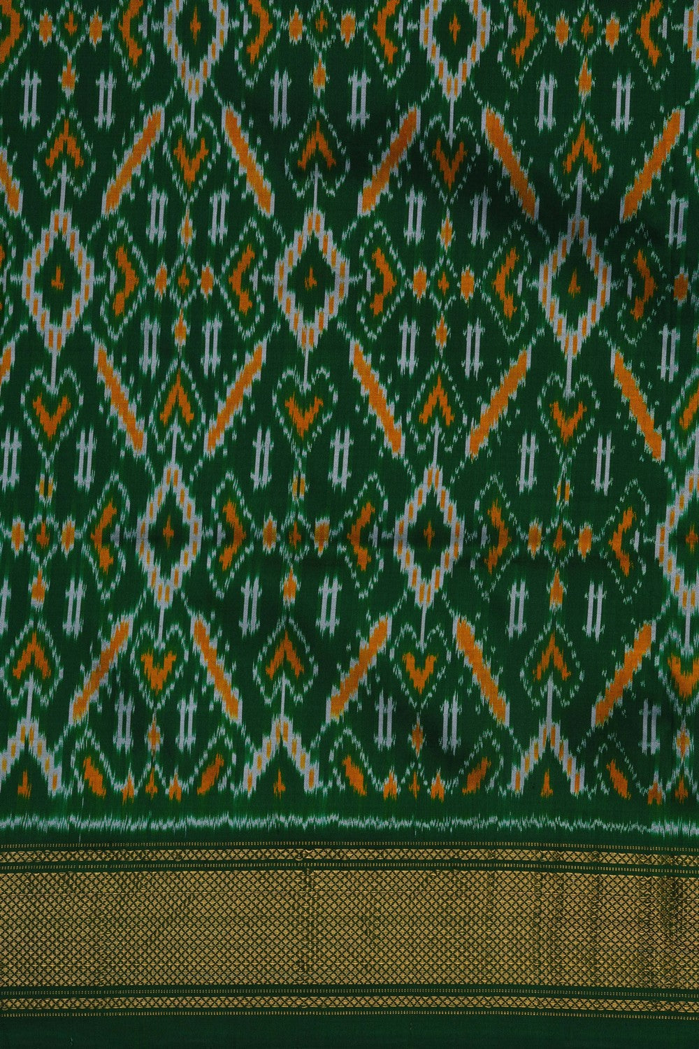 Image of Pochampally Ikat Silk Purple Saree