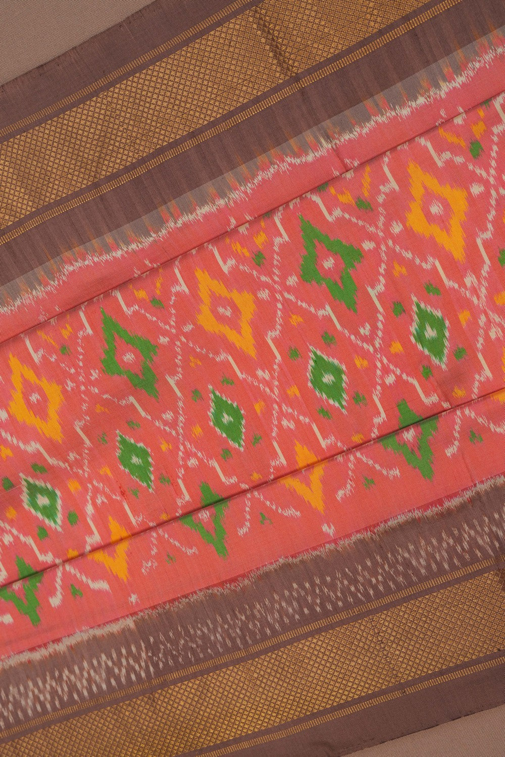 Image of Pochampally Ikat Silk Saree