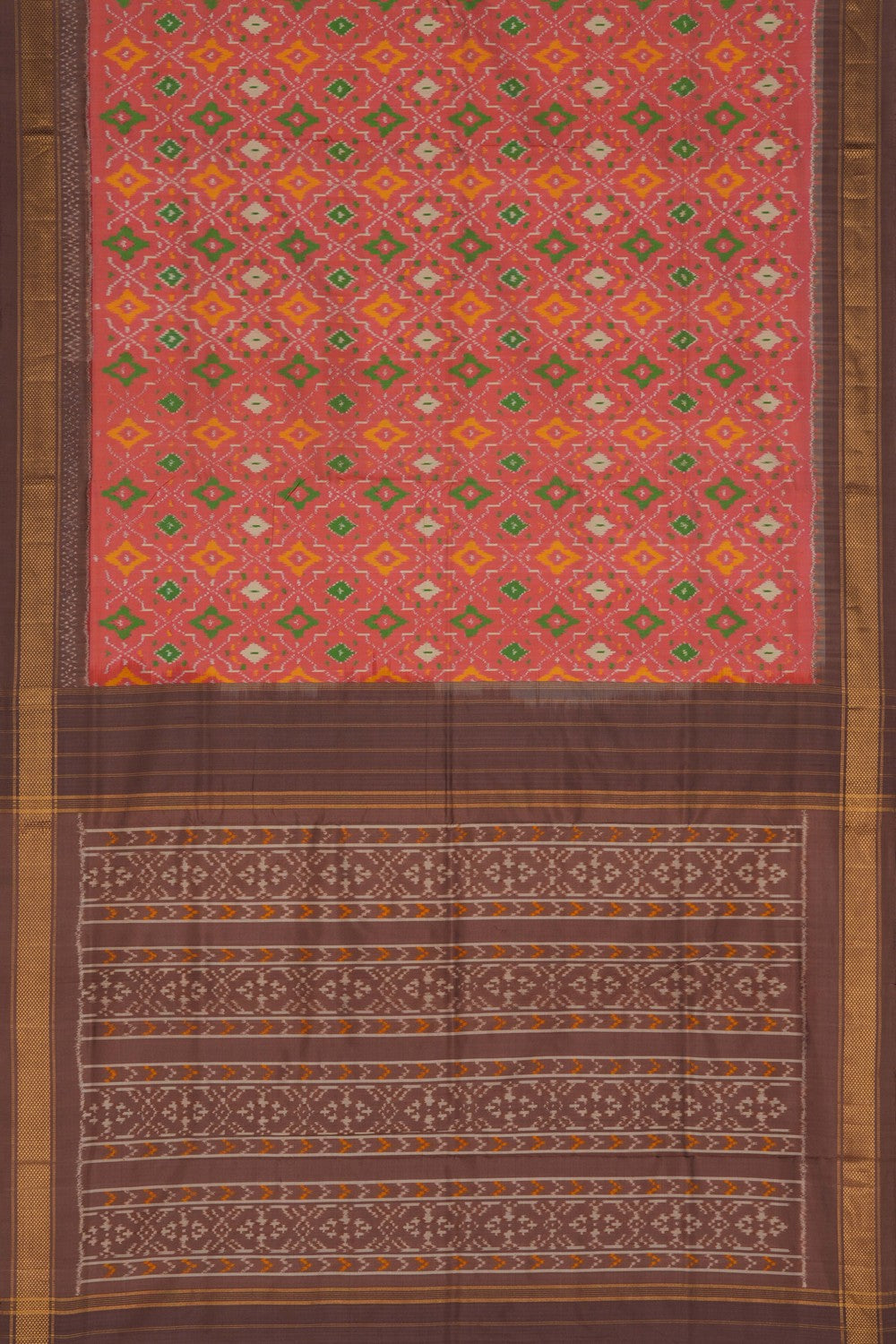 Image of Pochampally Ikat Silk Saree