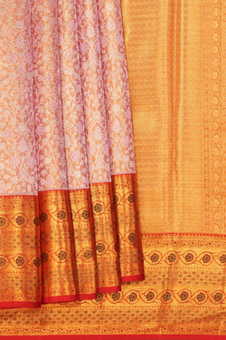 Image of Kanchipattu Brocade Gold Saree