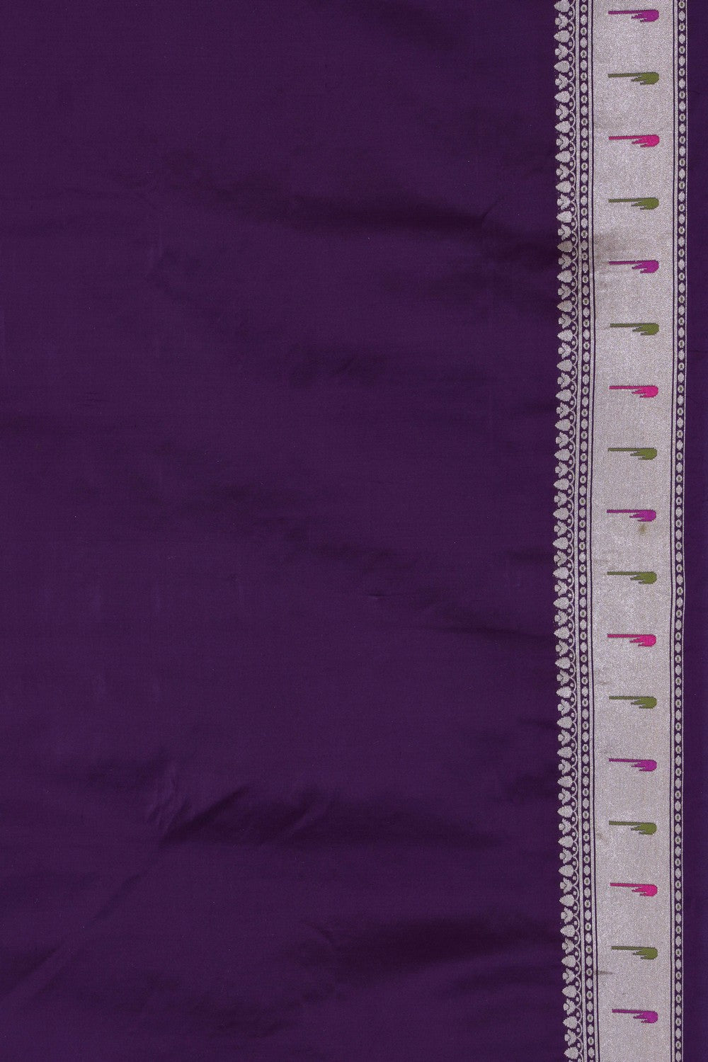 Banarasi Silk Violet Saree