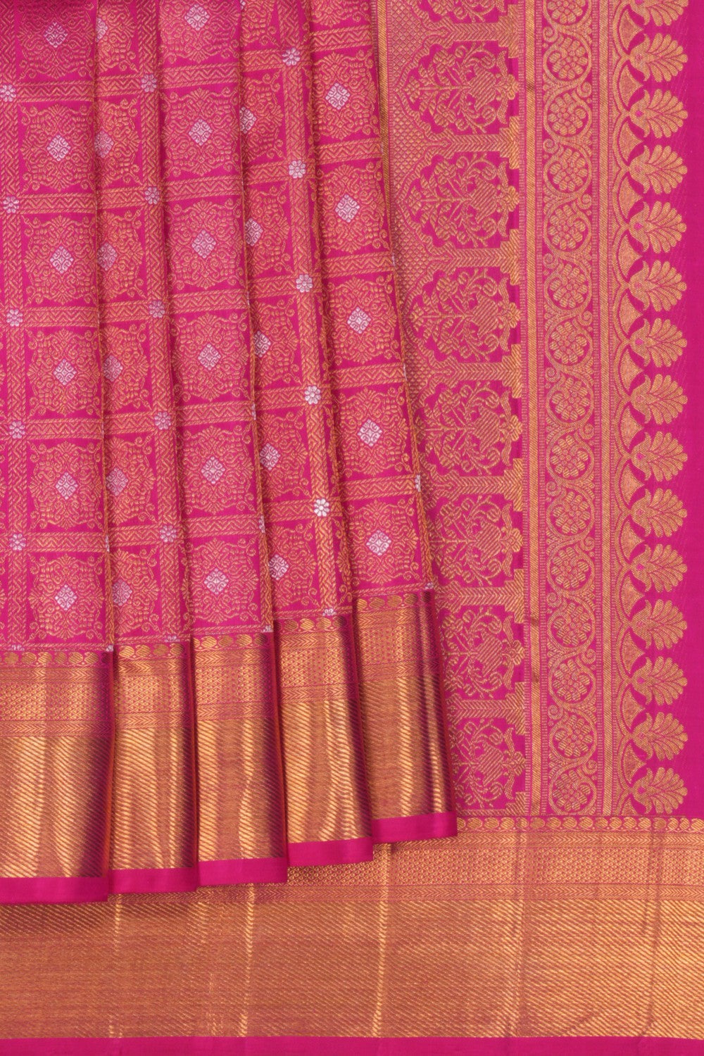 Kanchipuram Brocade Pink Saree