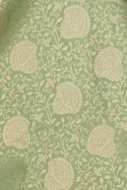 Image of Kanchipattu Brocade Sage Green Saree