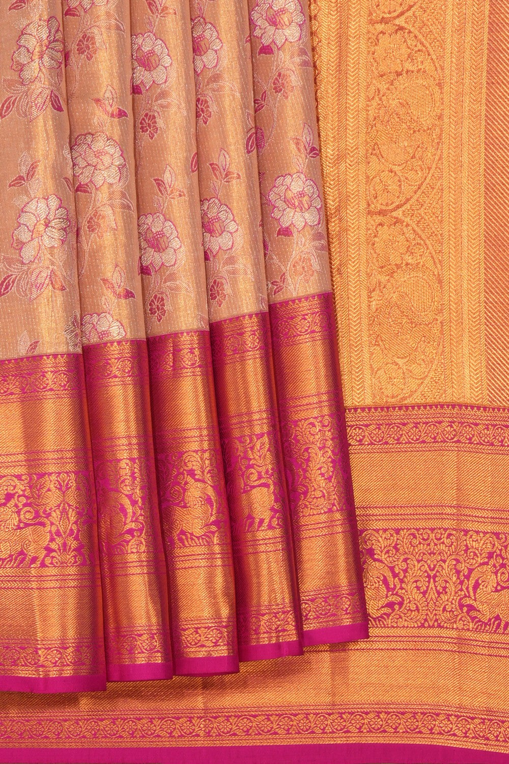 Kanchipattu Tissue Brocade Saree