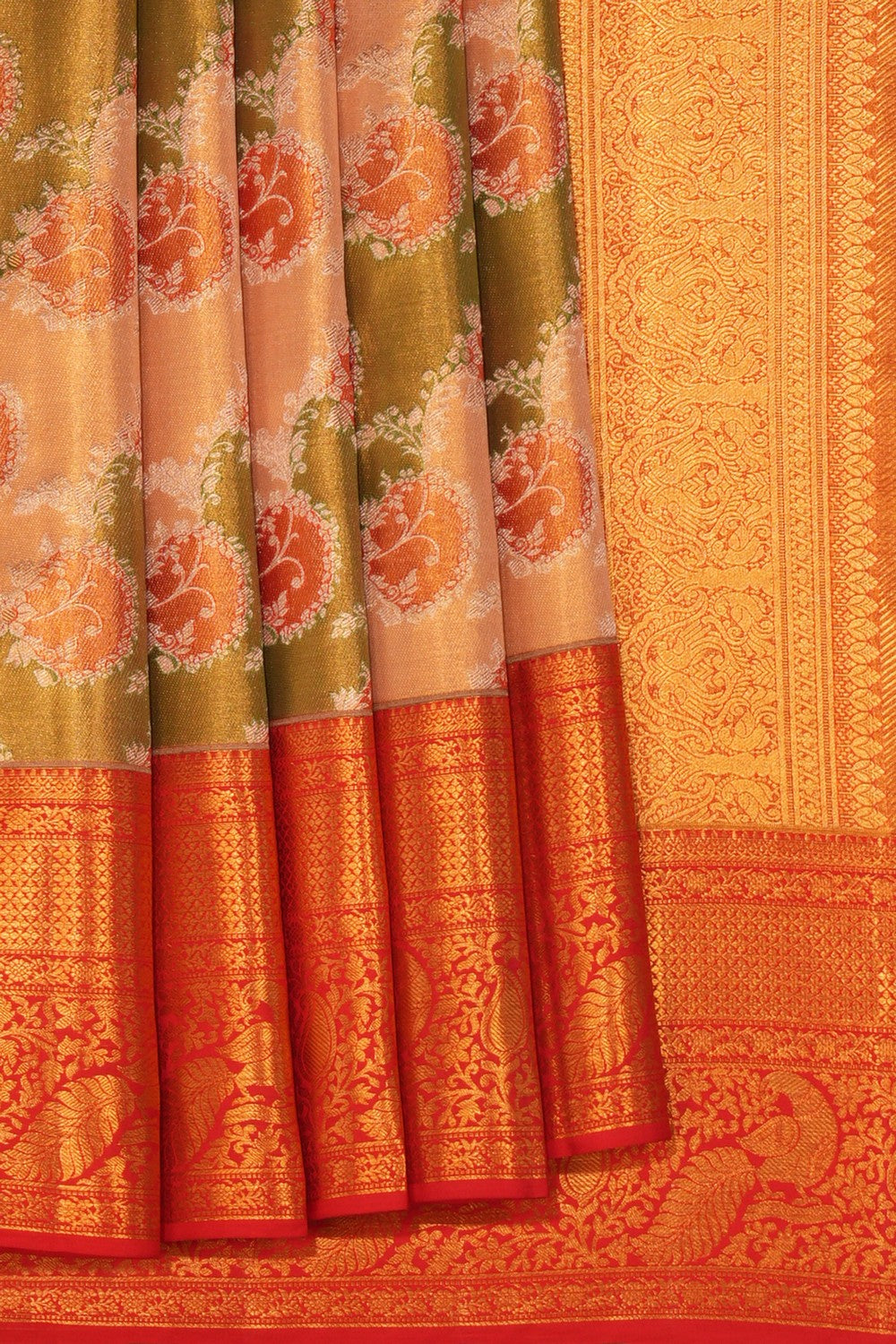 Kanchipattu Tissue Brocade Saree