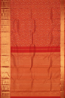 Image of Kanchipattu Brocade Red Saree