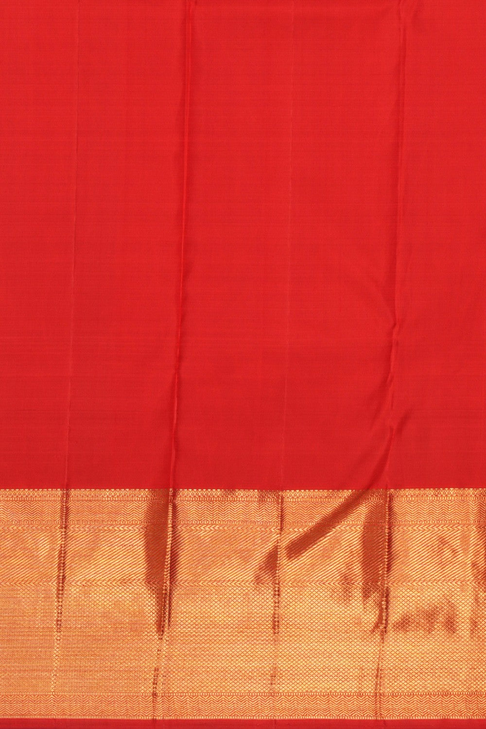 Kanchipattu Brocade Red Saree