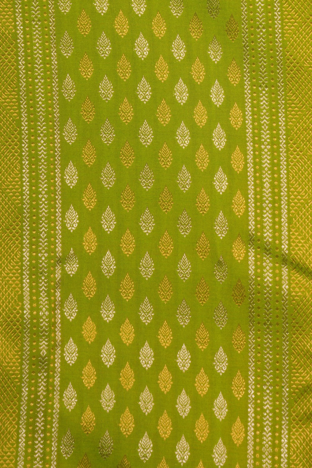 Kanchipattu Brocade Green Saree