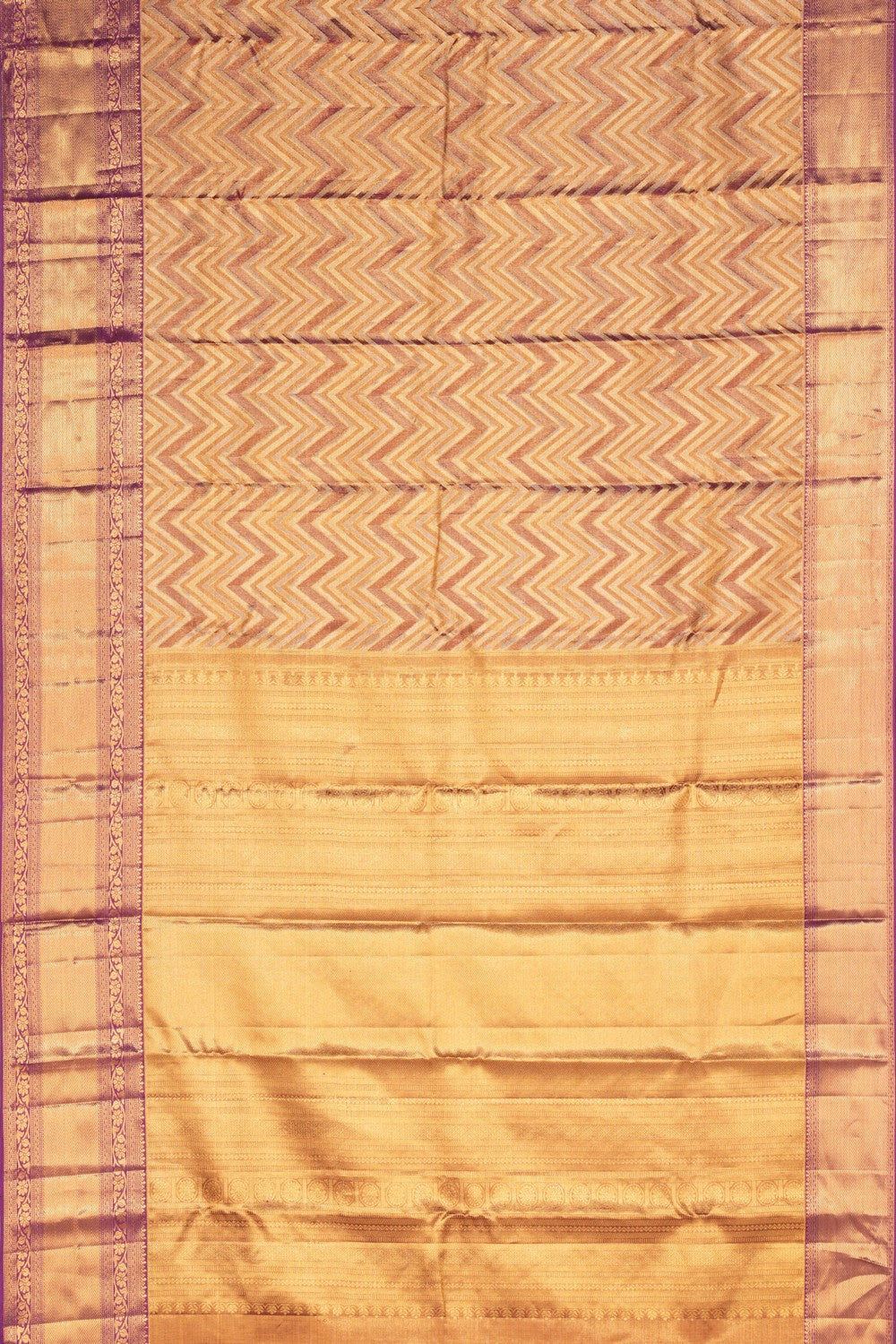 Kanchipattu Brocade Purple Saree