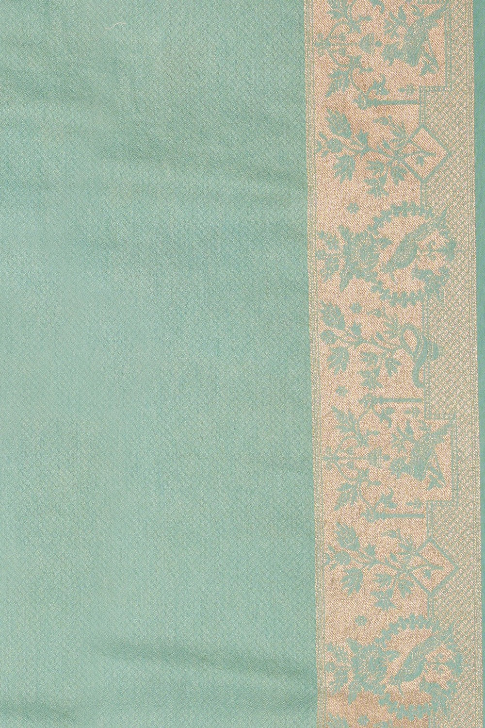 The Allure Dupion-Silk Sea Green Saree