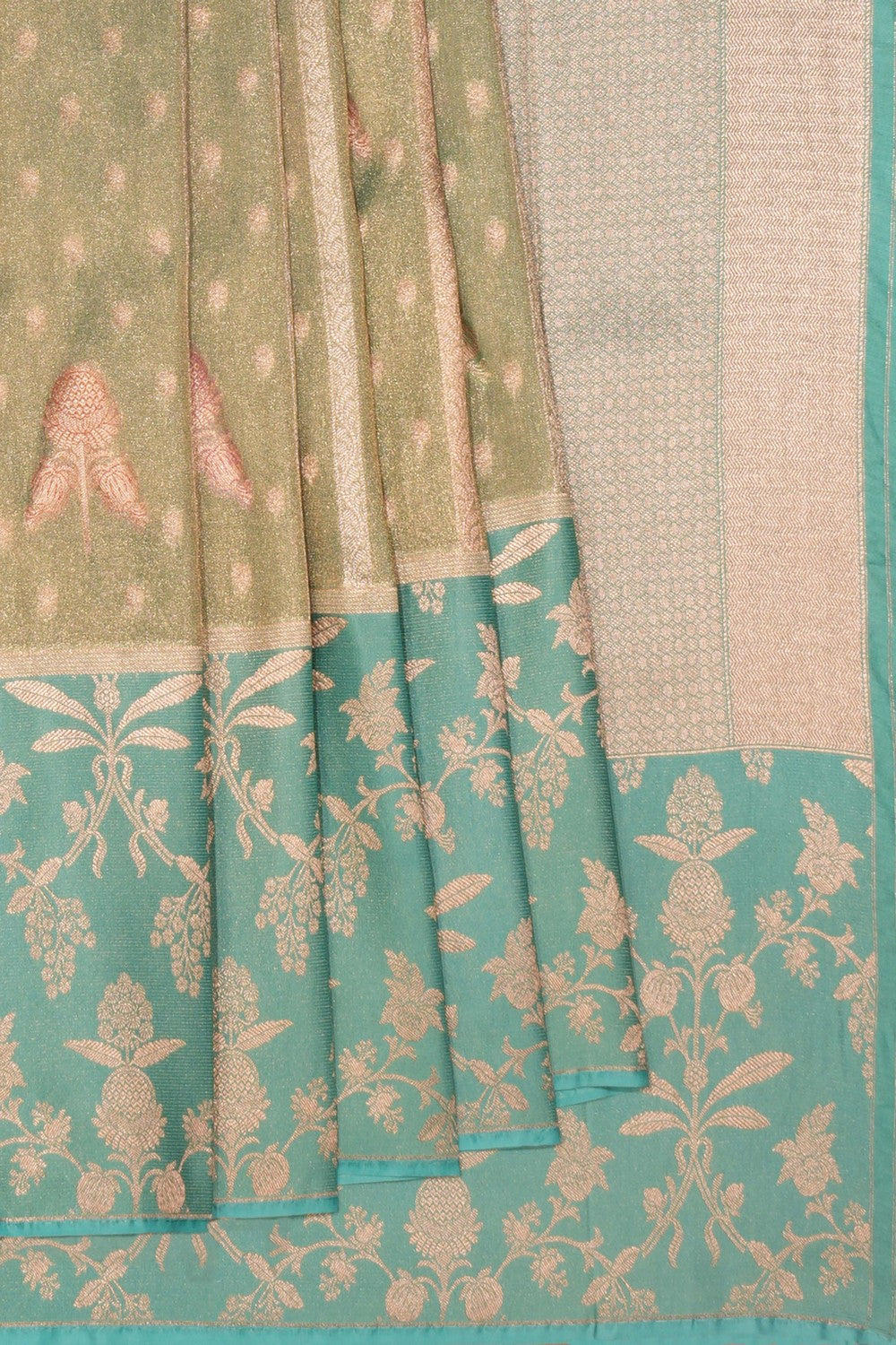 Gorgeous Silk Green Saree