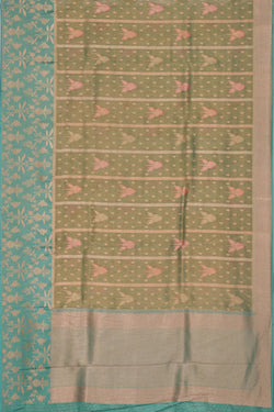 Image of Gorgeous Silk Green Saree