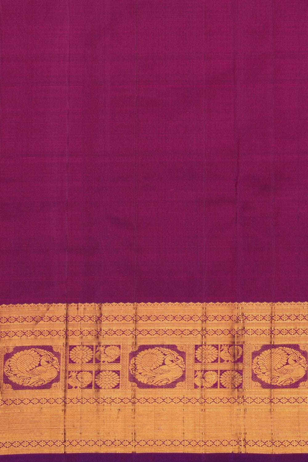 Kanchipattu Brocade Violet Saree