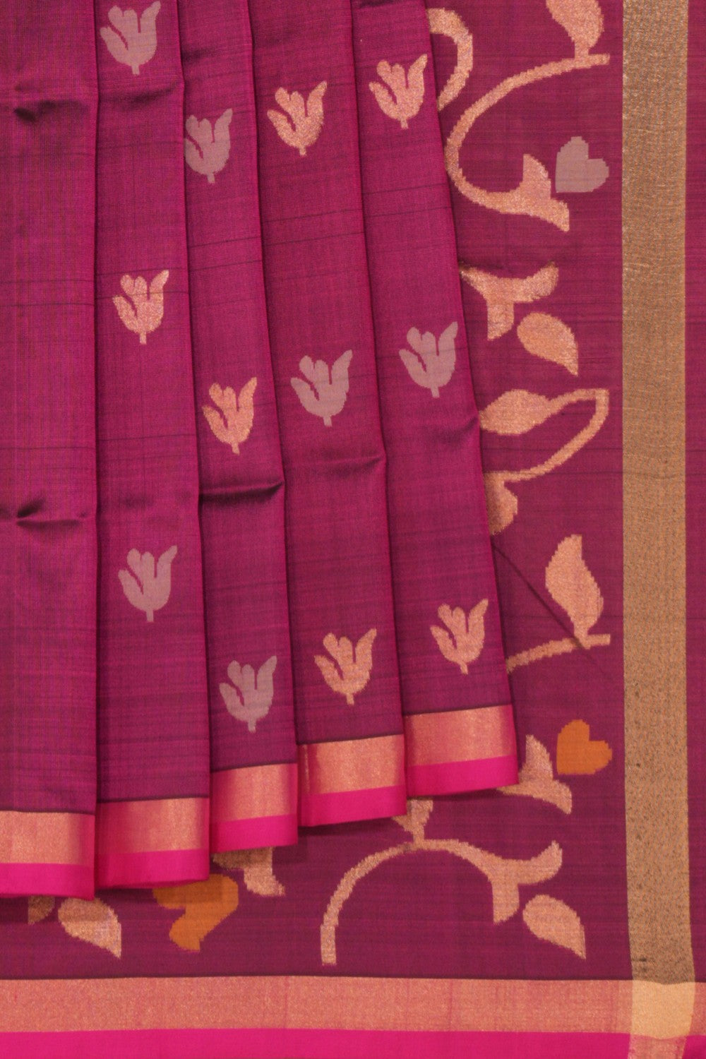 Uppada Silk Purple Saree