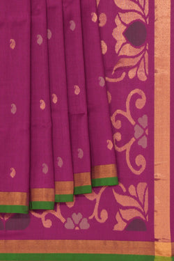 Image of Uppada Silk Purple Saree