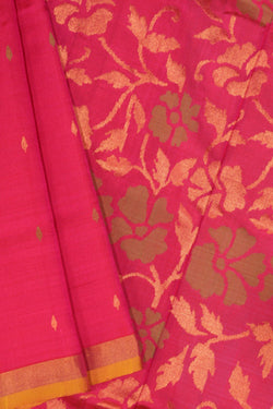 Image of Uppada Silk Pink Saree