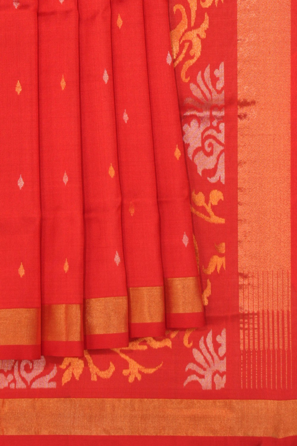 Uppada Silk Red Saree