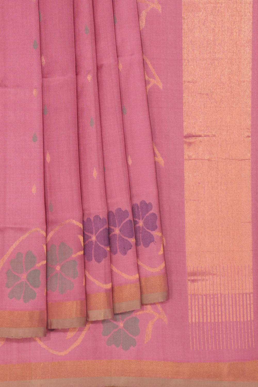 Uppada Silk Pink Saree