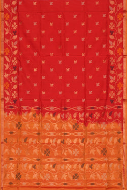 Image of Uppada Silk Red Saree