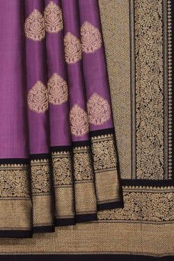 Image of South Silk Purple Saree