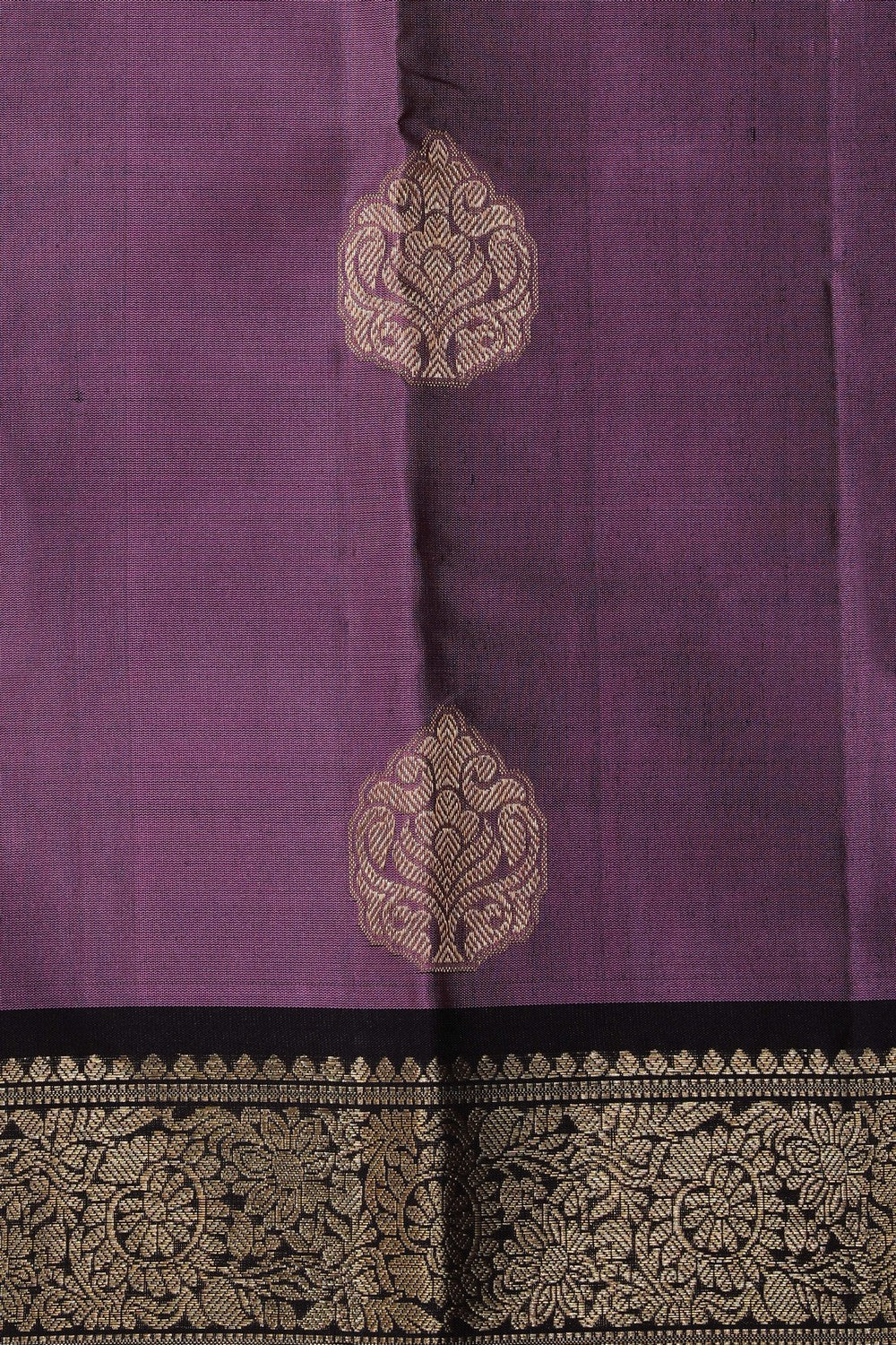 South Silk Purple Saree