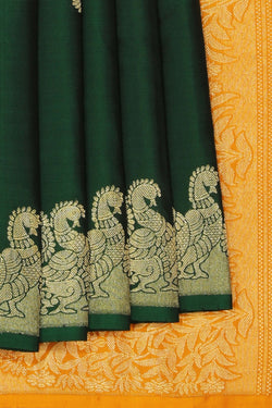 Image of South Silk Green Saree